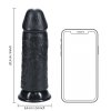 Extra Thick Straight without Balls 8 / 20,3 cm - Black
